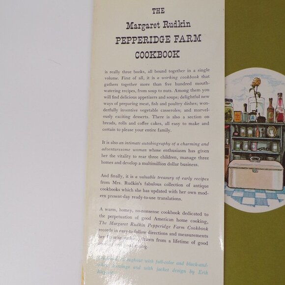Margaret Rudkin First Edition 1963 Pepperidge Farm Cookbook. - Hardcover - Picture 5 of 11